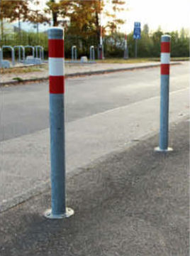 Bodenhülse-Ferradix Alpha- Asphalt-Poller